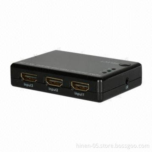 MINI HDMI Amplifier Switcher, Supports Highest Video Resolution 1,080p